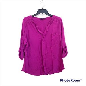 a.n.a women’s purple blouse size 1X